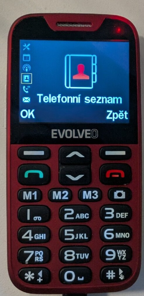 Mobil pro seniory Evolveo