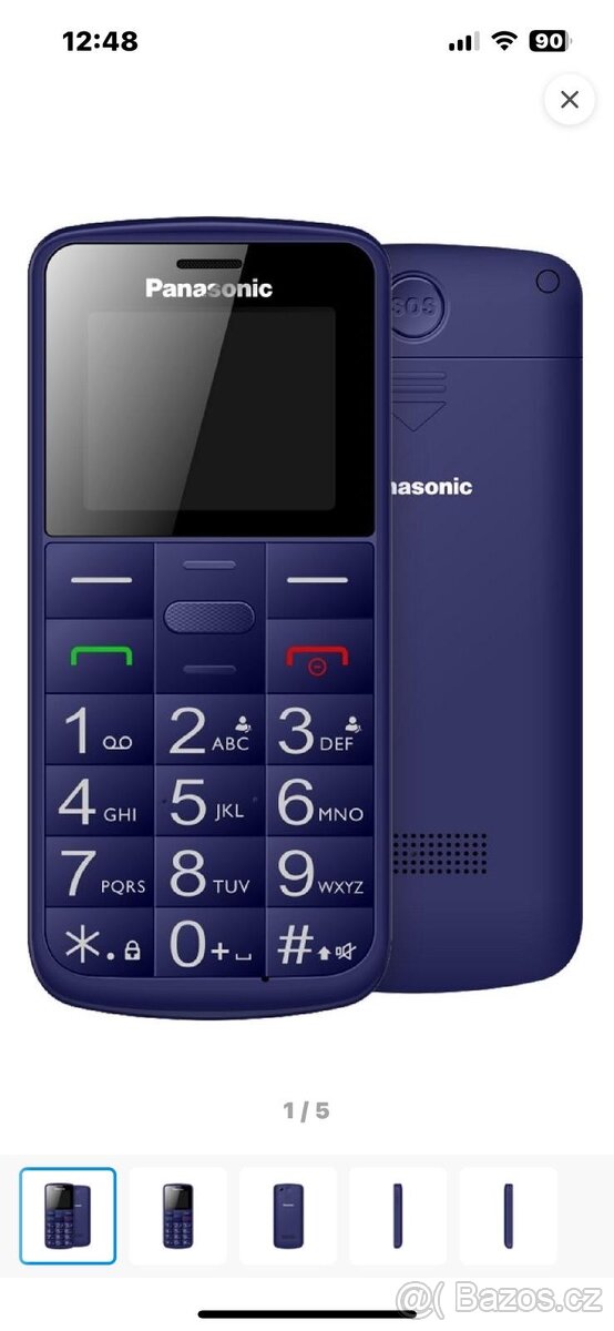Prodám  Panasonic KX TU110EXC  modry