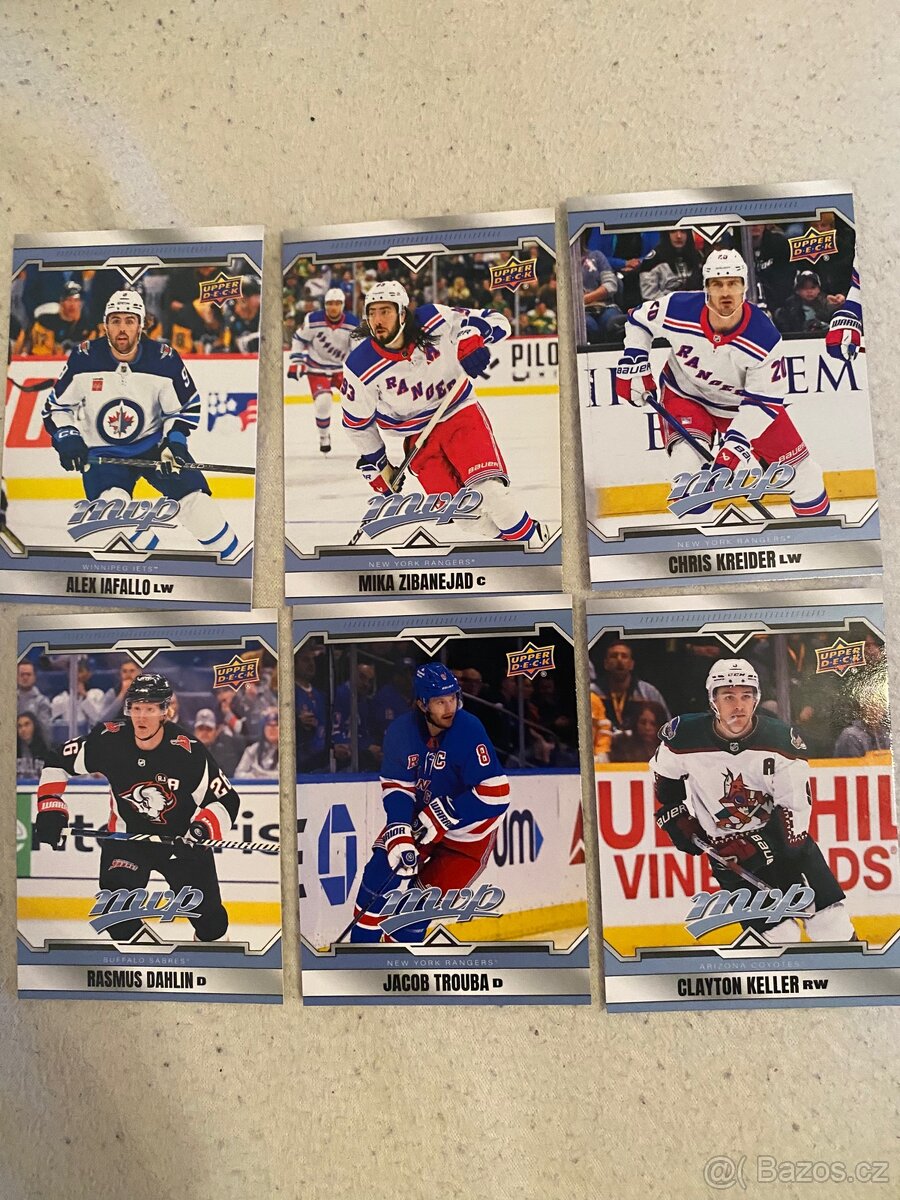 Prodám hokejové karty NHL