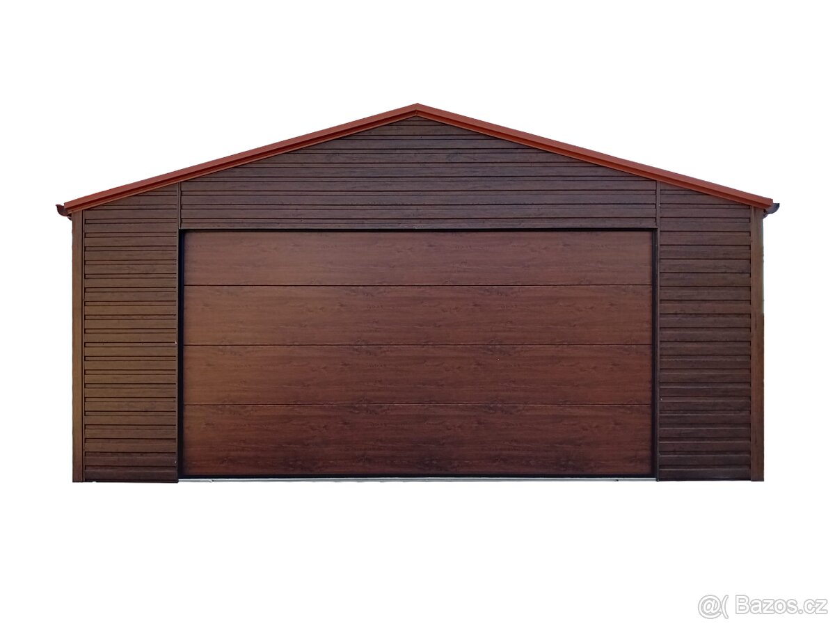 Plechová garáž 5,8x6m