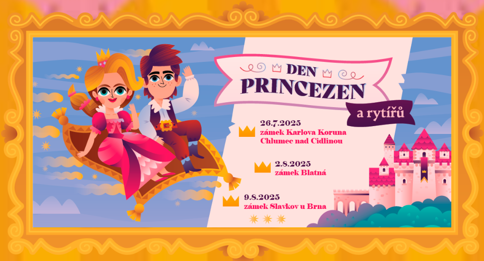 Den princezen 1+1 na zámek dle výběru