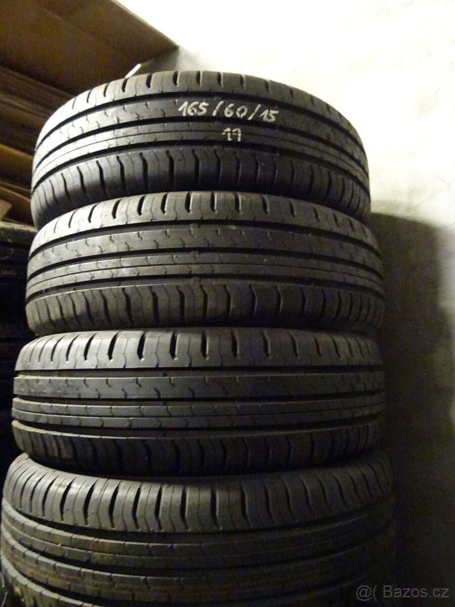 Letní pneu Continental Eco 5, 165/60/15, 4 ks, 7 mm