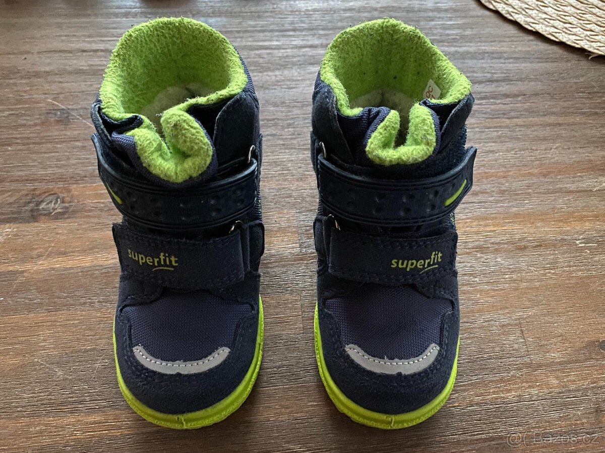 Zimní botičky Superfit Goretex,green vel.23