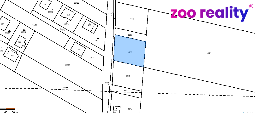 Prodej stavebního pozemku, 1084m2, Svojšice u Kouřimi