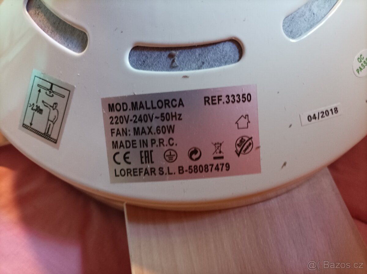 Stropní ventilátory
