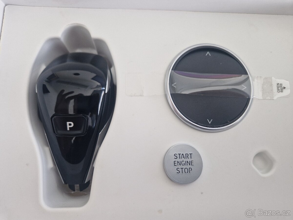 Radici paka, iDrive ovladac, startovaci tlacitko BMW