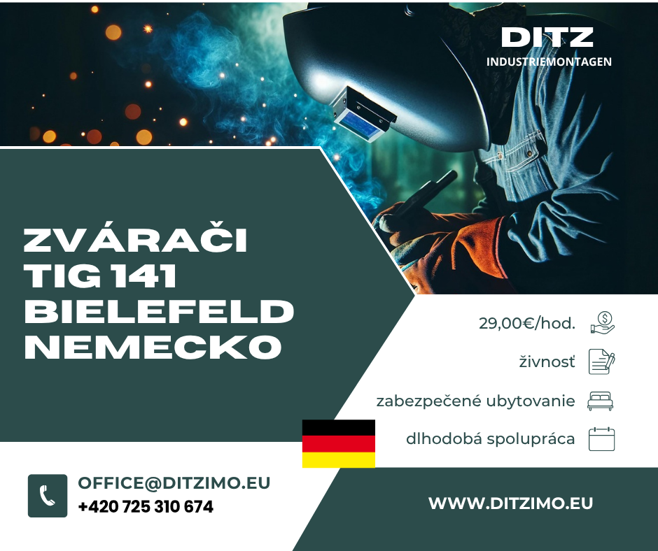 Svářeči TIG 141, Bielefeld, Německo