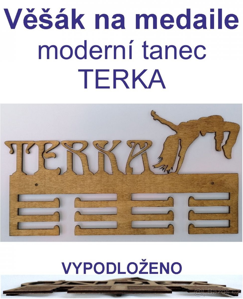 Věšák na medaile moderní tanec