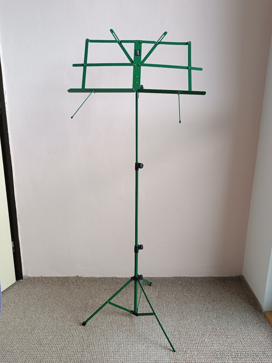 Skládací notový stojan Ashton MS 3127 - GR (tmavě zelený)