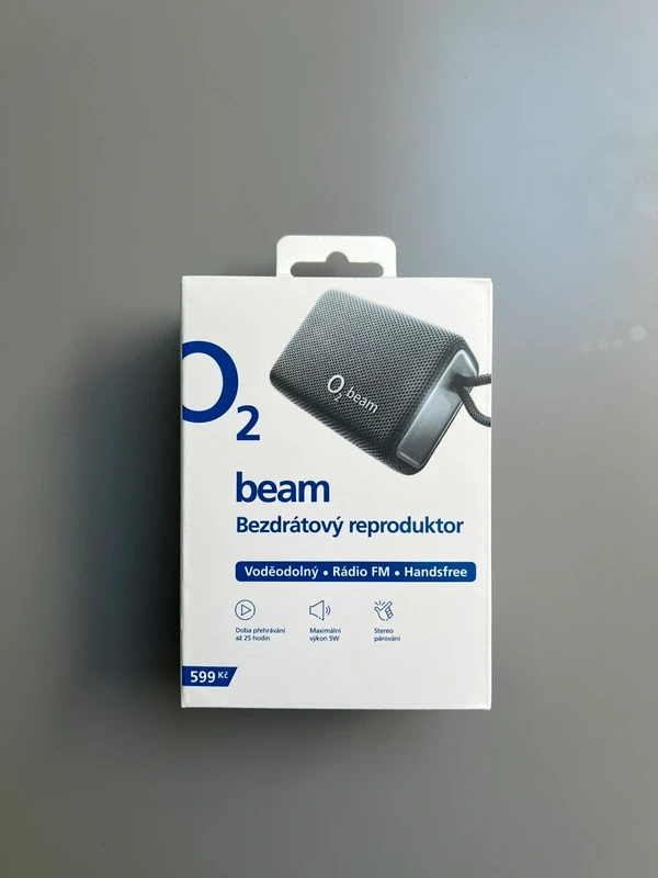 Bezdrátový reproduktor -nový, O2 Beam