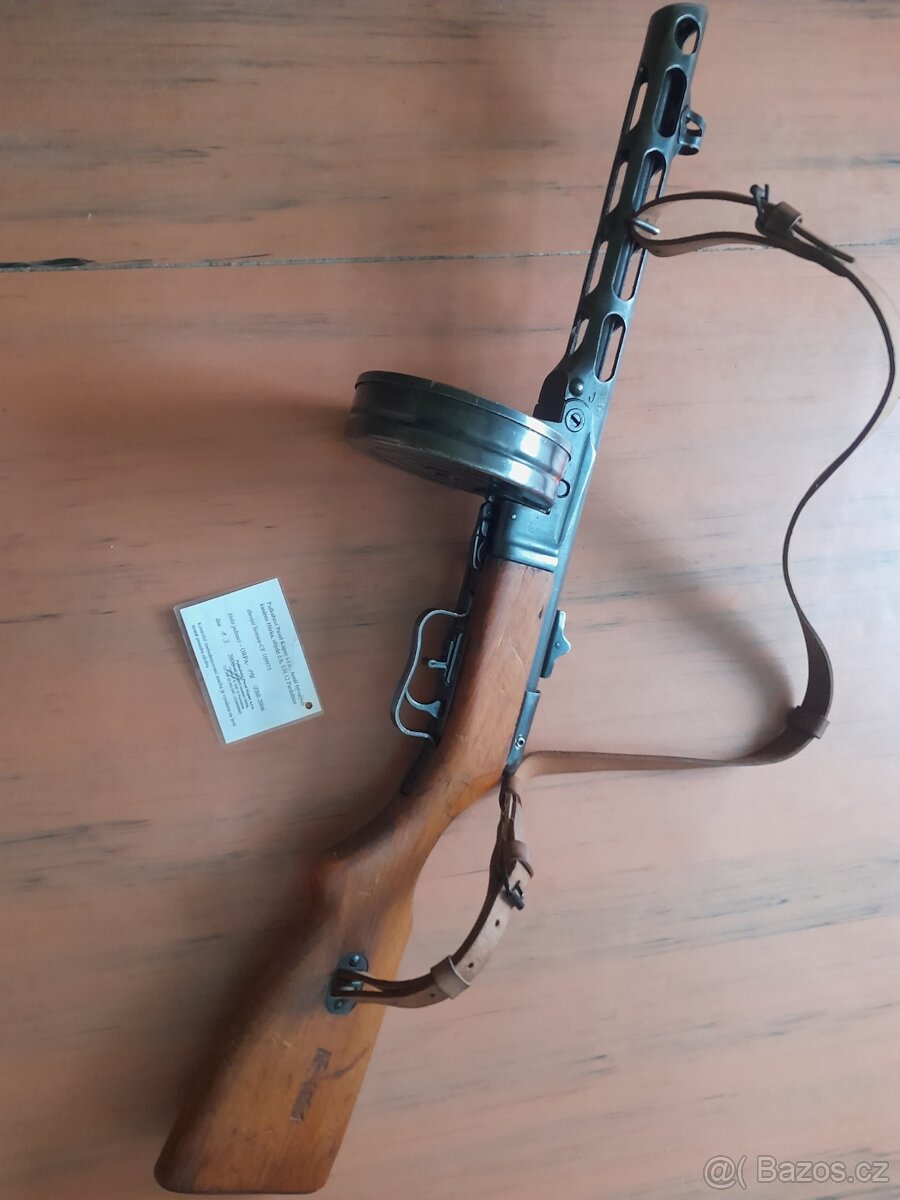 Znehodnocený samopal ppš 41 MPPS