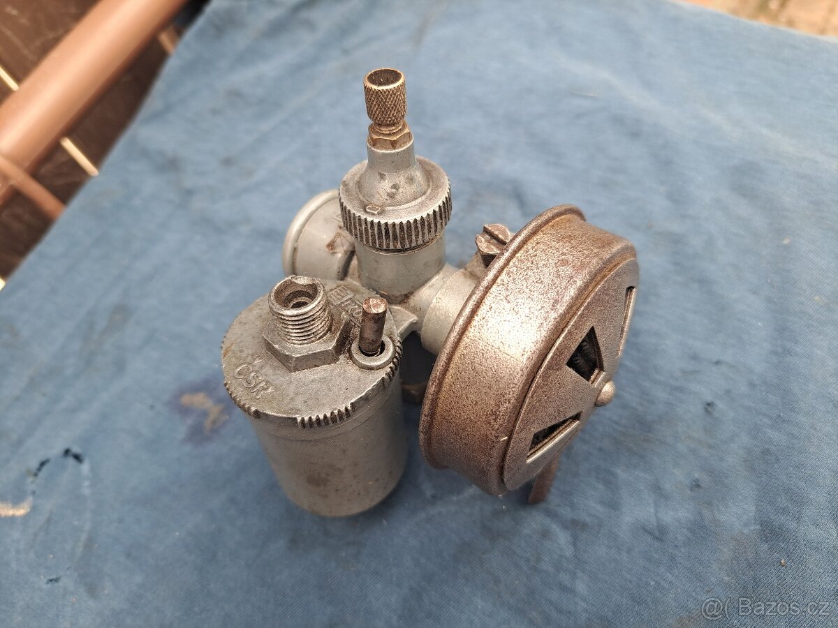 Manet 90 , CZ 125 T - karburátor Jikov 2916