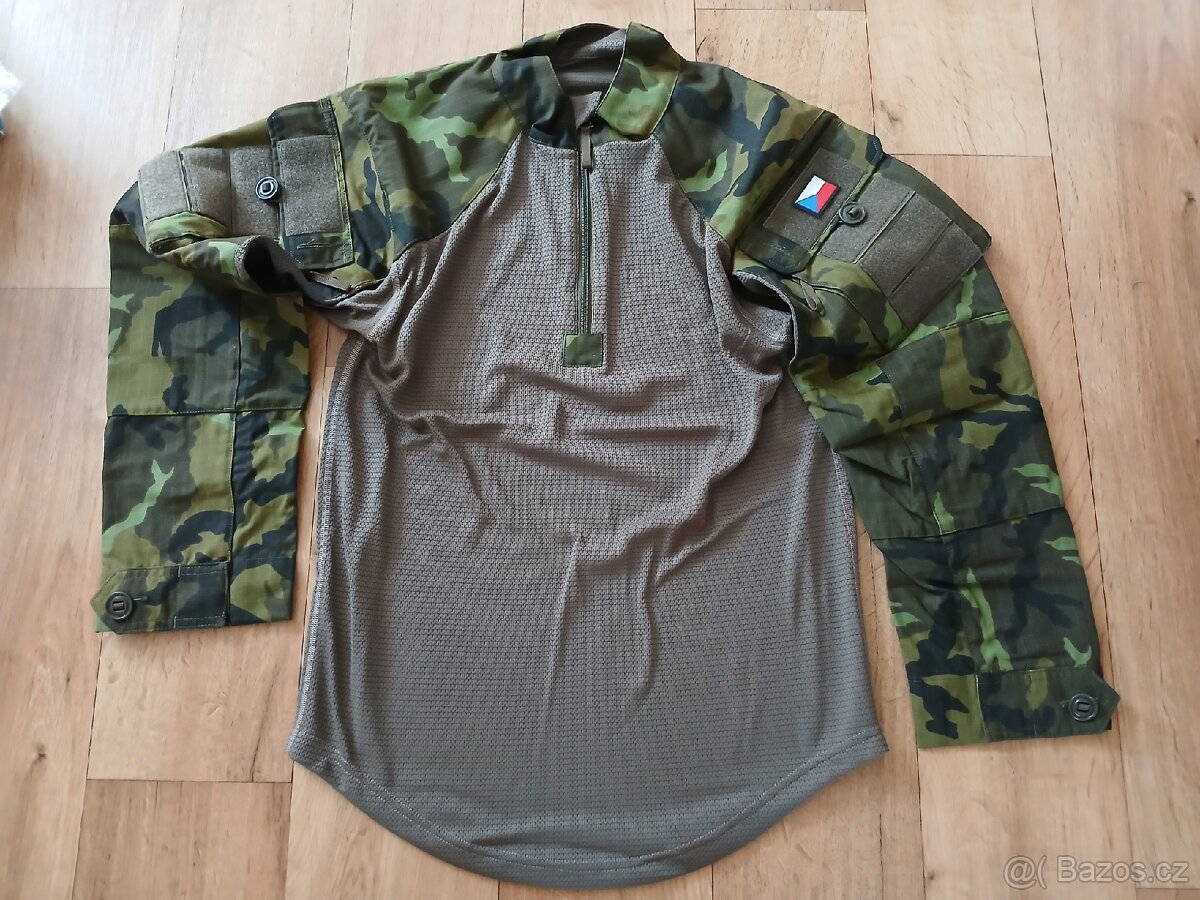 Blůza pod balistickou ochranu 2012 se zeleným potiskem