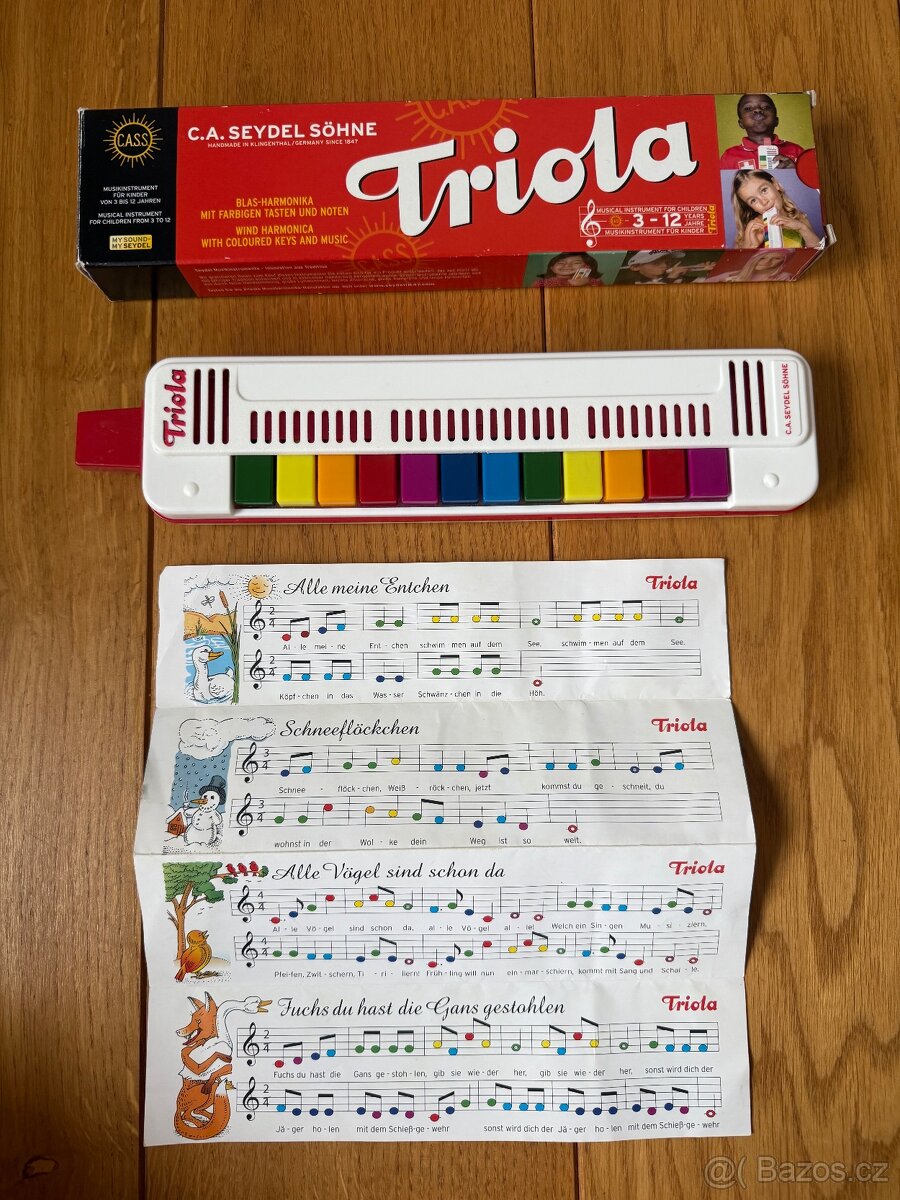 Foukací harmonika Triola