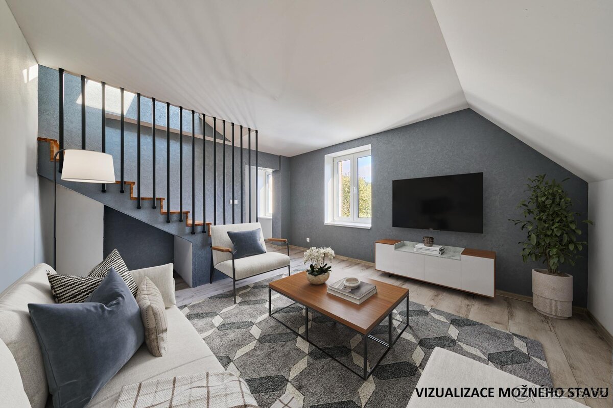 Prodej nového mezonetového bytu 3+1 se zahradou s bazénem