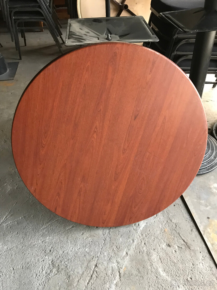 Deska stolu hnědá bez podnože - použitá