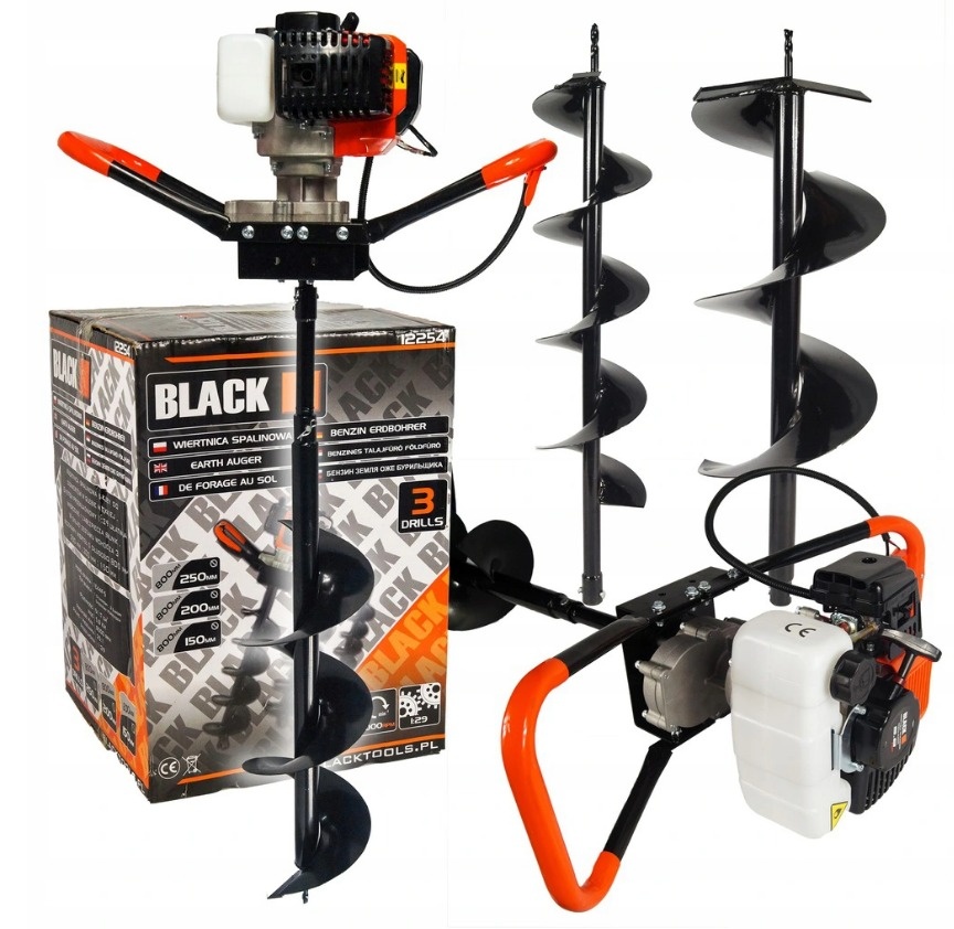 Motorový půdní vrták + 3 vrtáky
