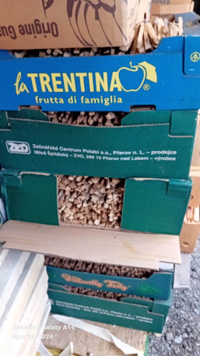 Třísky palivové suche