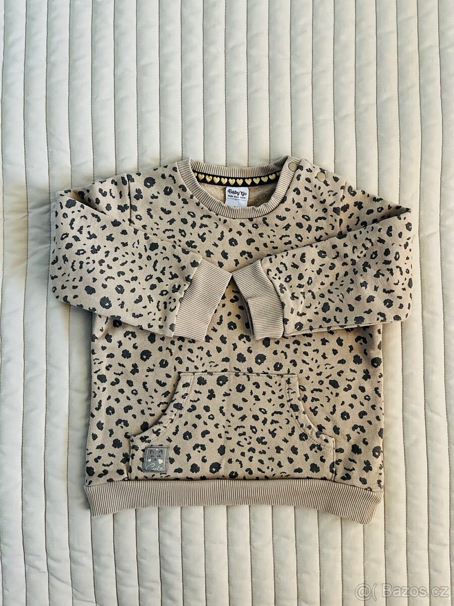 Dětská mikina – hřejivá, s česanou podšívkou, vel.92