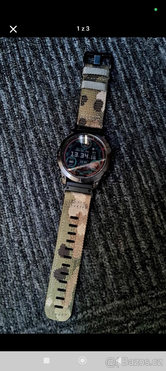 GARMIN 8, 5x, 6x, 7x tah, řemínek, pásek 26mm maskáč