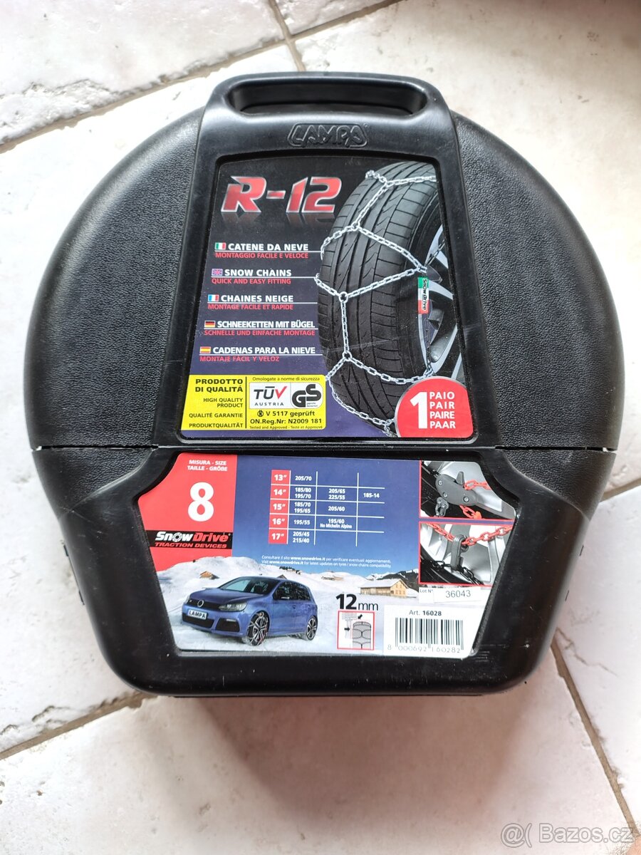 Prodám sněhové řetězy 13"-17"