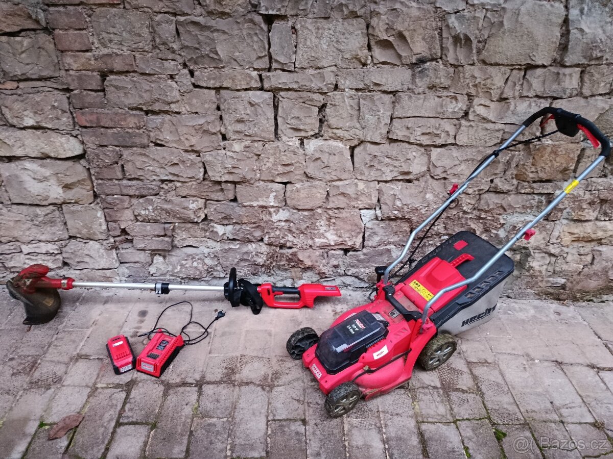 AKU HECHT sekačka + vyžínač + baterie + nabíječka