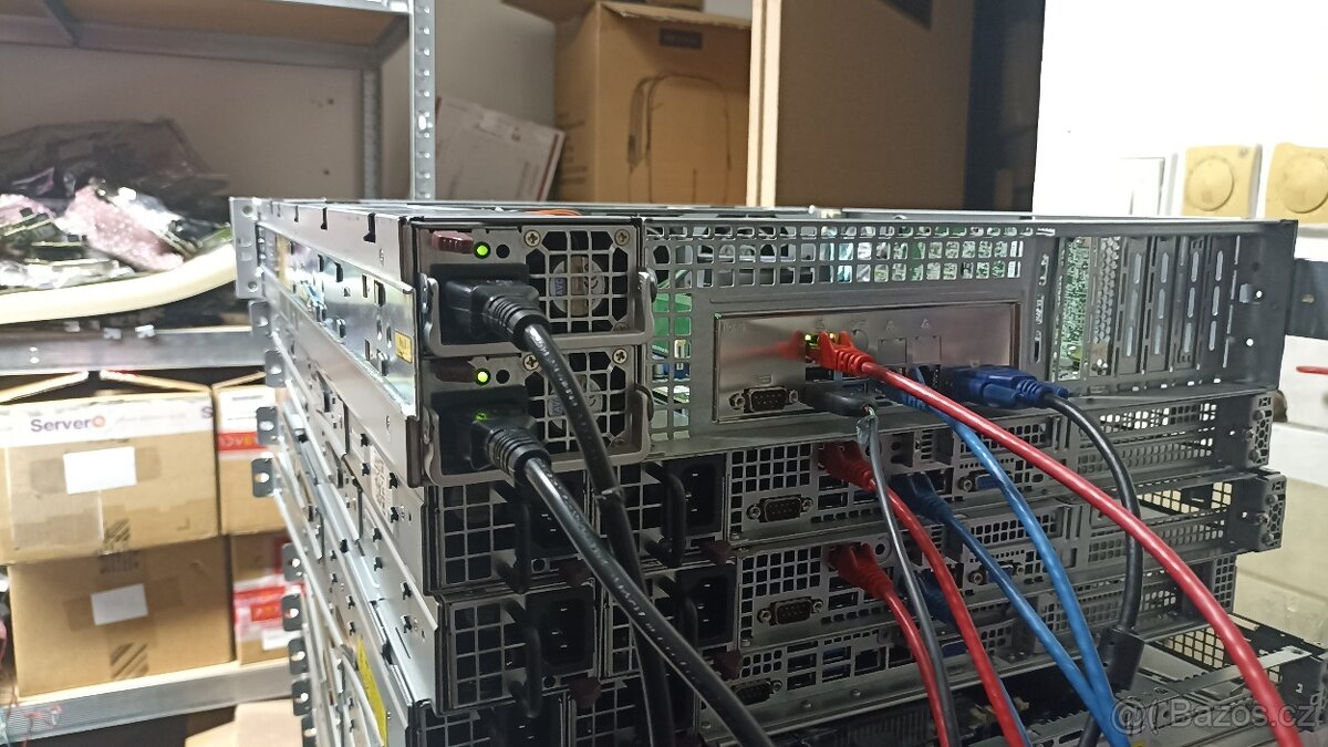 2U Supermicro 8LFF, 2PSU, X11SSL-F, E3-1230v5, 8GB RAM