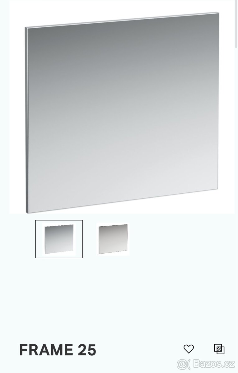 Světelné zrcadlo Laufen Frame
