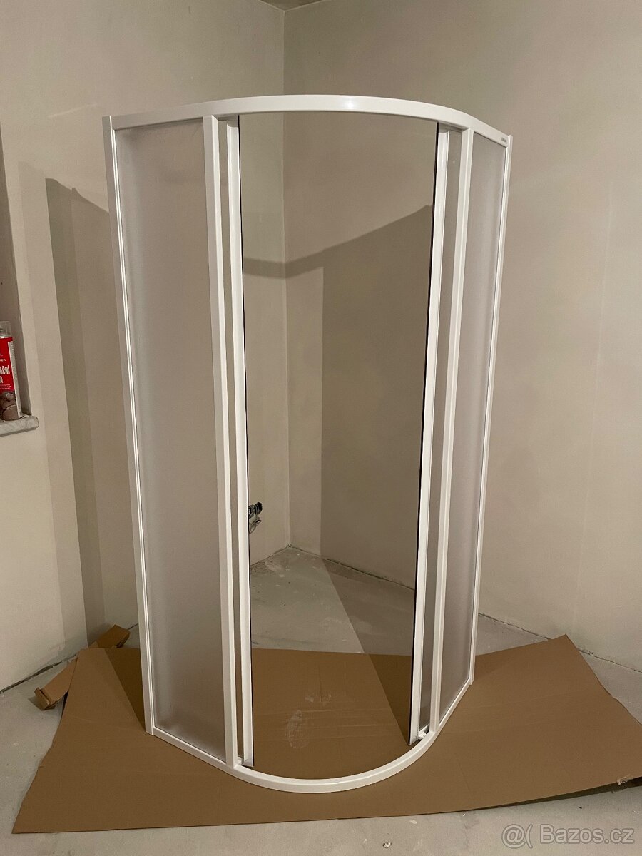 Zástěna Ravak 90x90 čtvrtkruhová