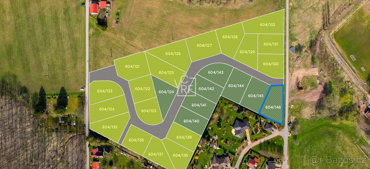 Prodej pozemku o výměře 1010 m2 určeného k výstavbě v obci Ž