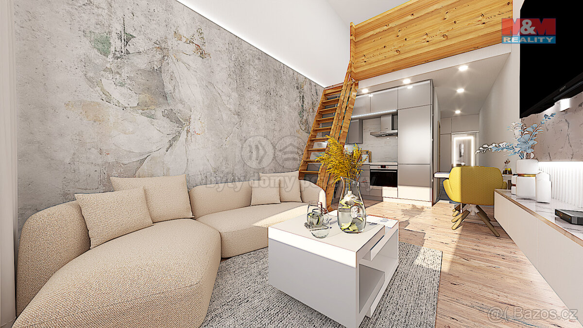 Prodej apartmánu s galerií 2+kk, 44 m², Svratouch