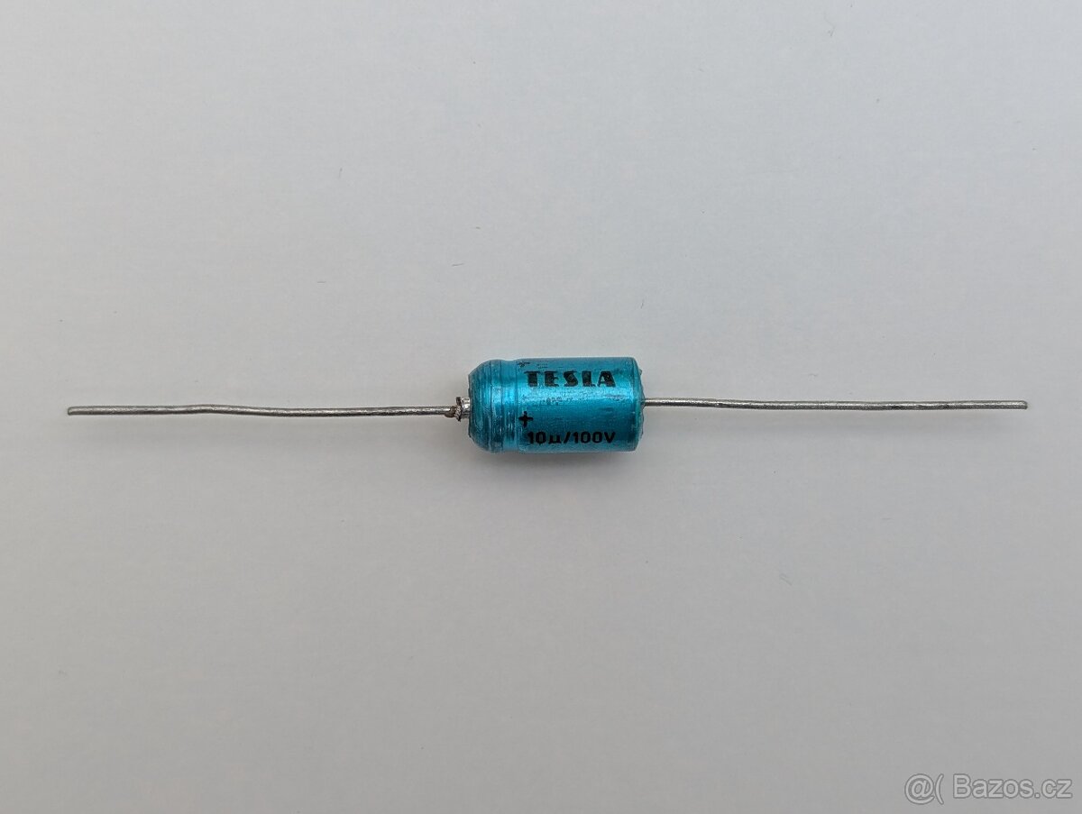 Kondenzátor elektrolytický 10uF/100V TESLA TF012