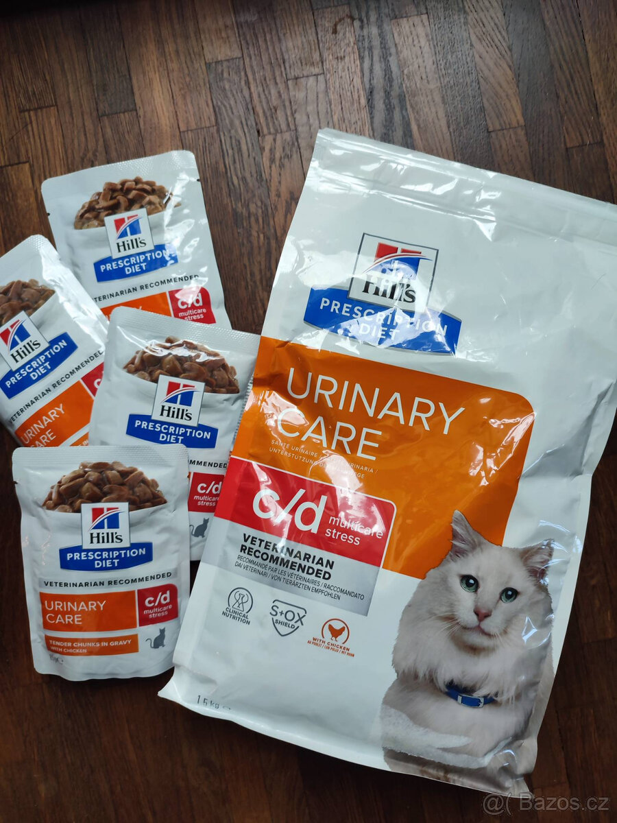 Krmivo Urinary care - granule a kapsičky