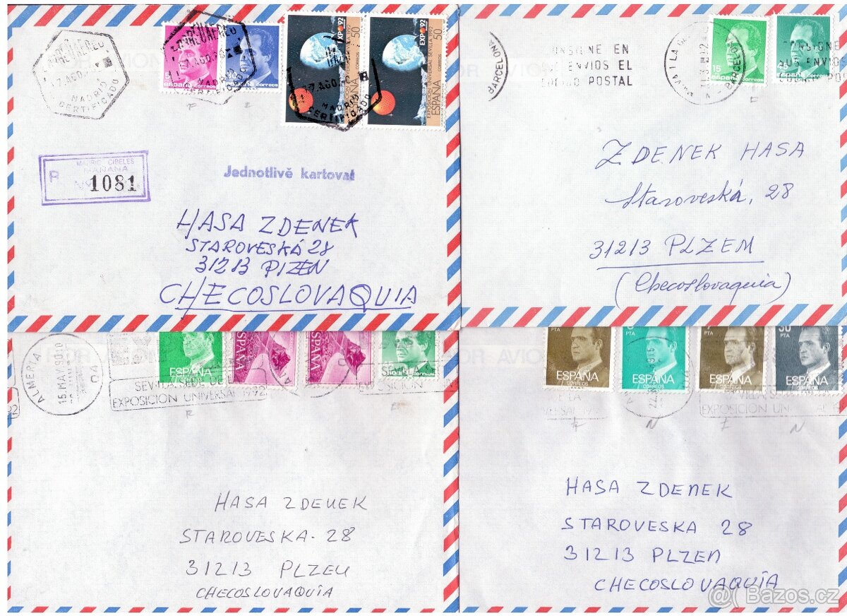 4 španělské dopisy