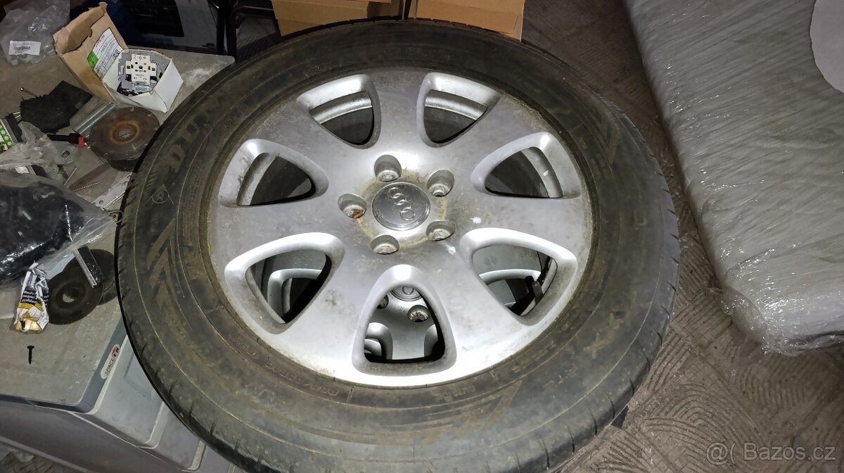 Alu disky a pneu 4ks použité letní 255/55R18 109Y