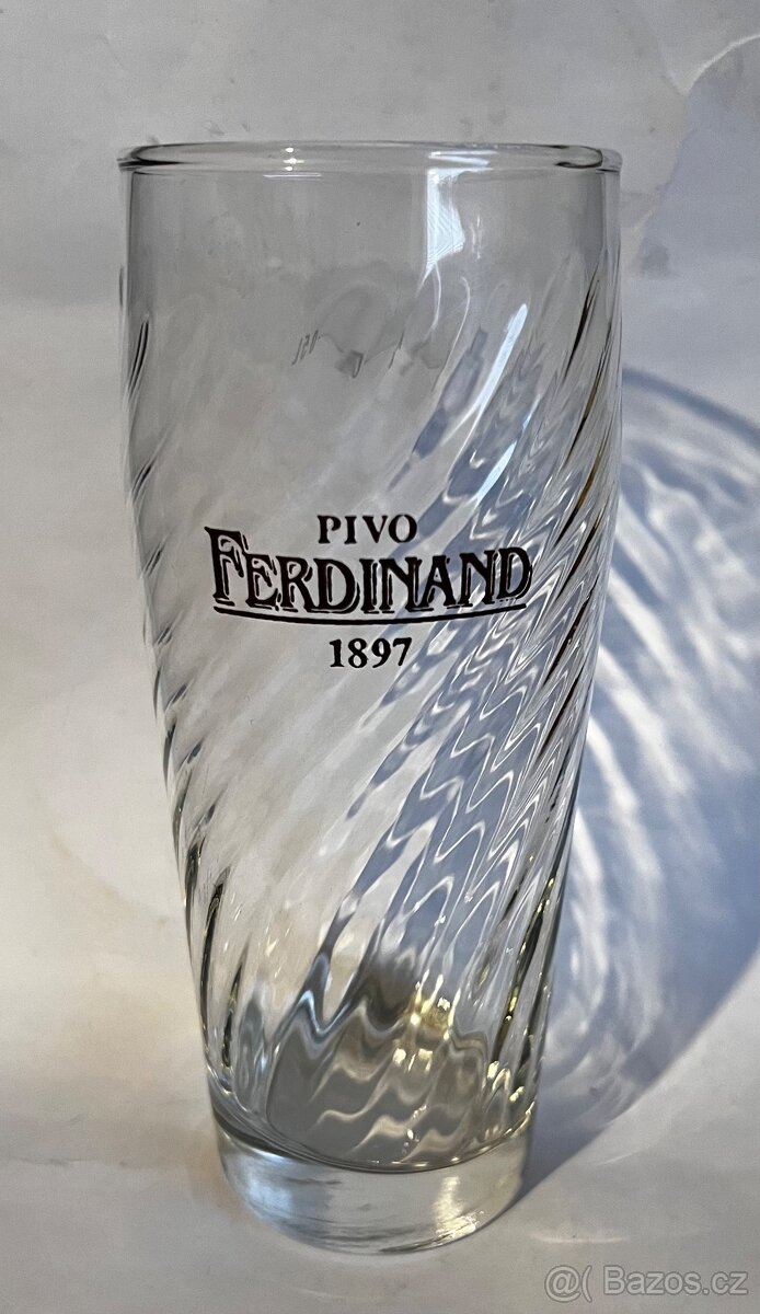 Starý pivní půllitr pivovar Benešov - Ferdinand