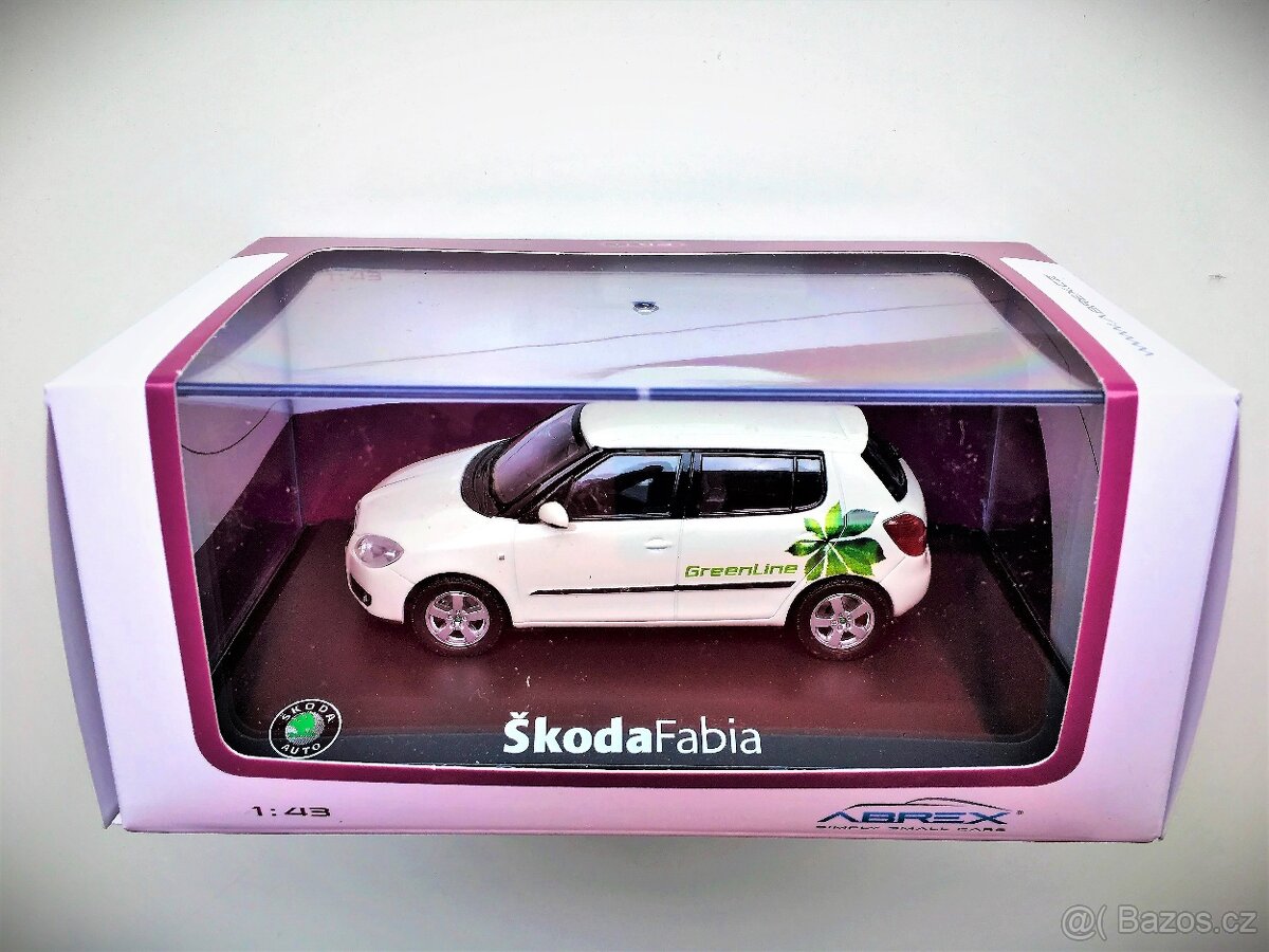 Model ŠKODA Fabia II "GREEN LINE" Abrex 1/43
