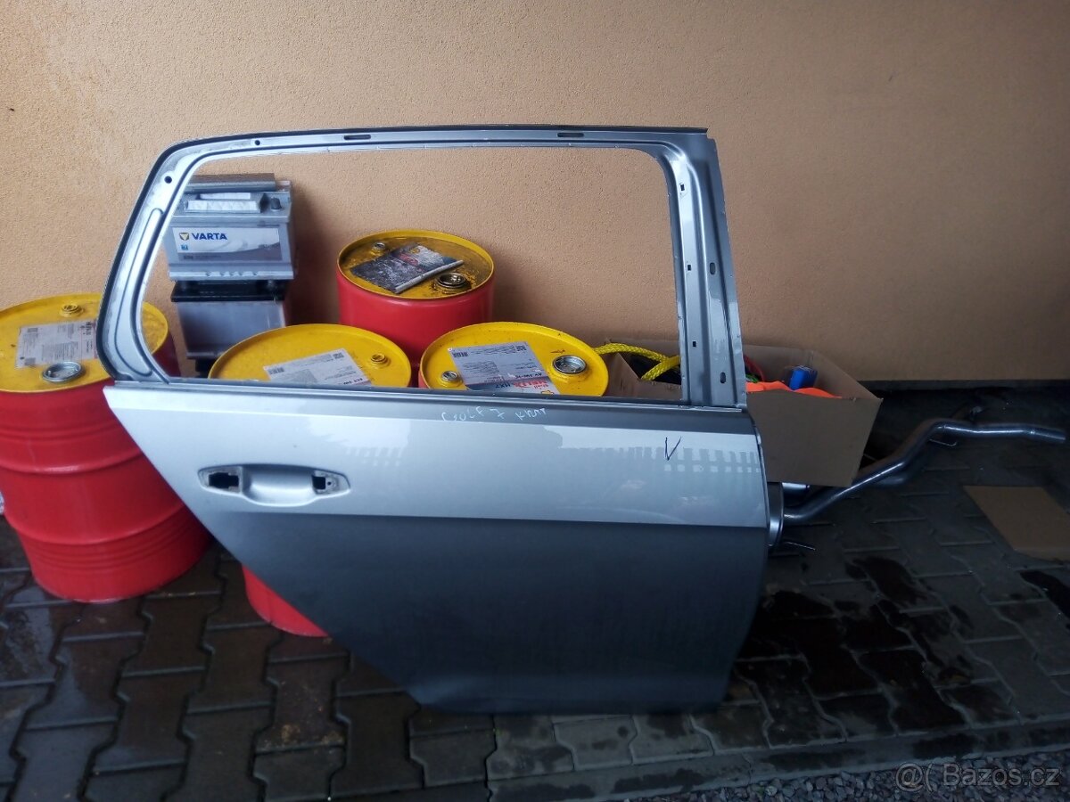 Dveře zadní pravé VW golf 7