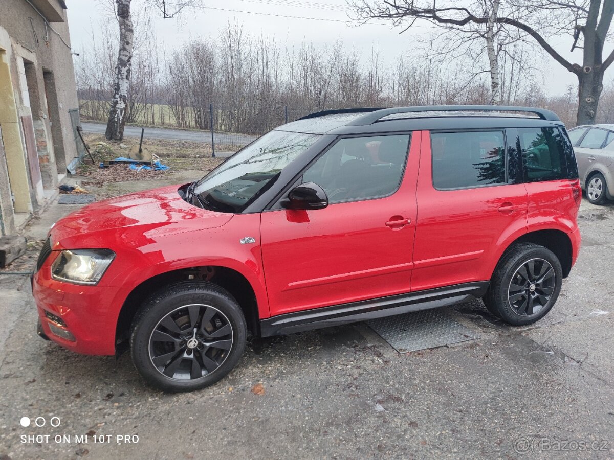 Škoda Yeti Monte Carlo 2.0Tdi 4x4 LED XENON PANORAMA TAŽNÉ
