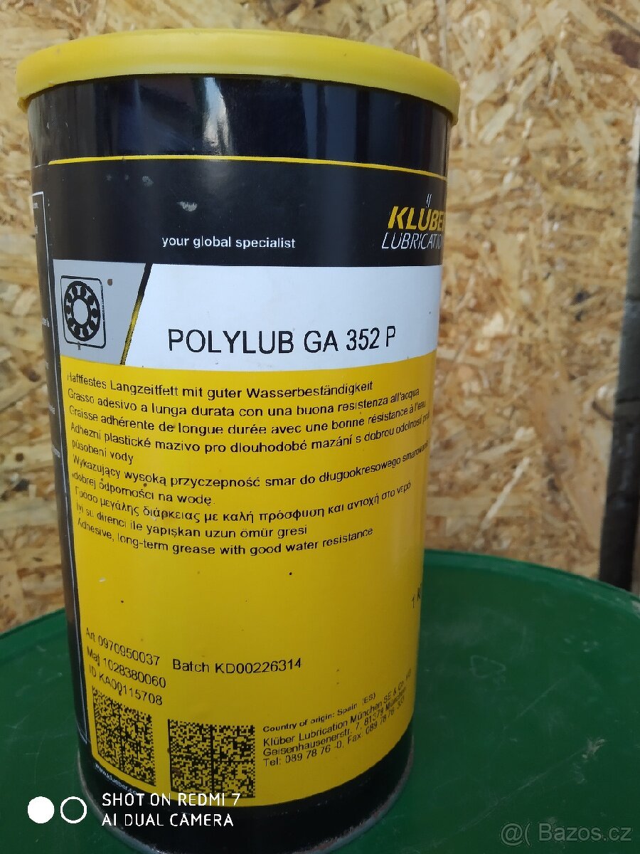 Mazací tuk, polylub GA 352P
