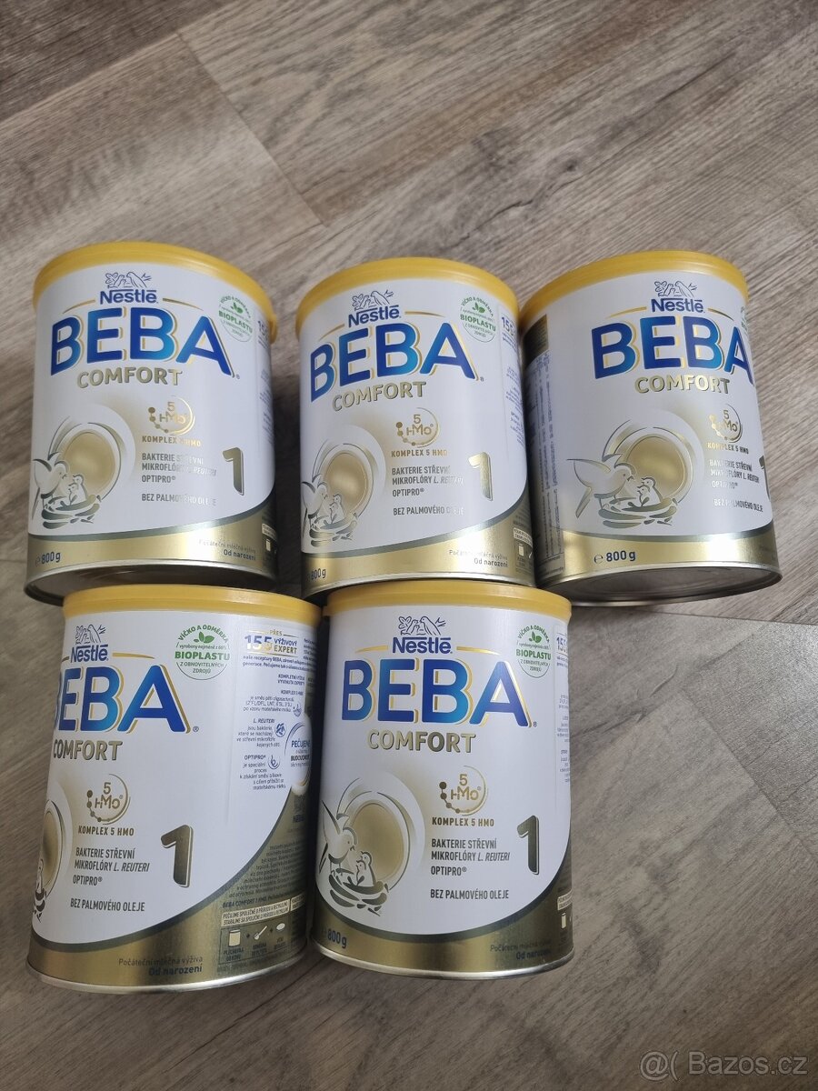 Prodám dětskou výživu BEBA 1 Comfort – 5 balení