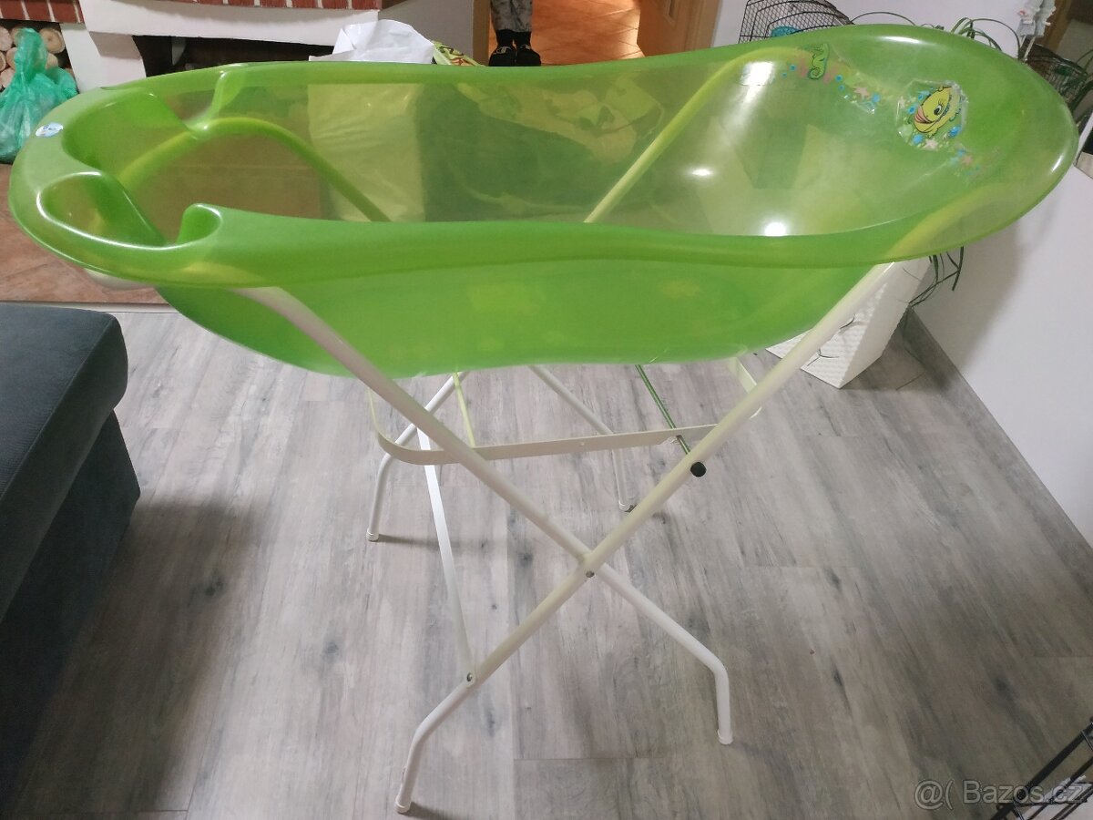 Komplet na koupání dětská vana + stojan