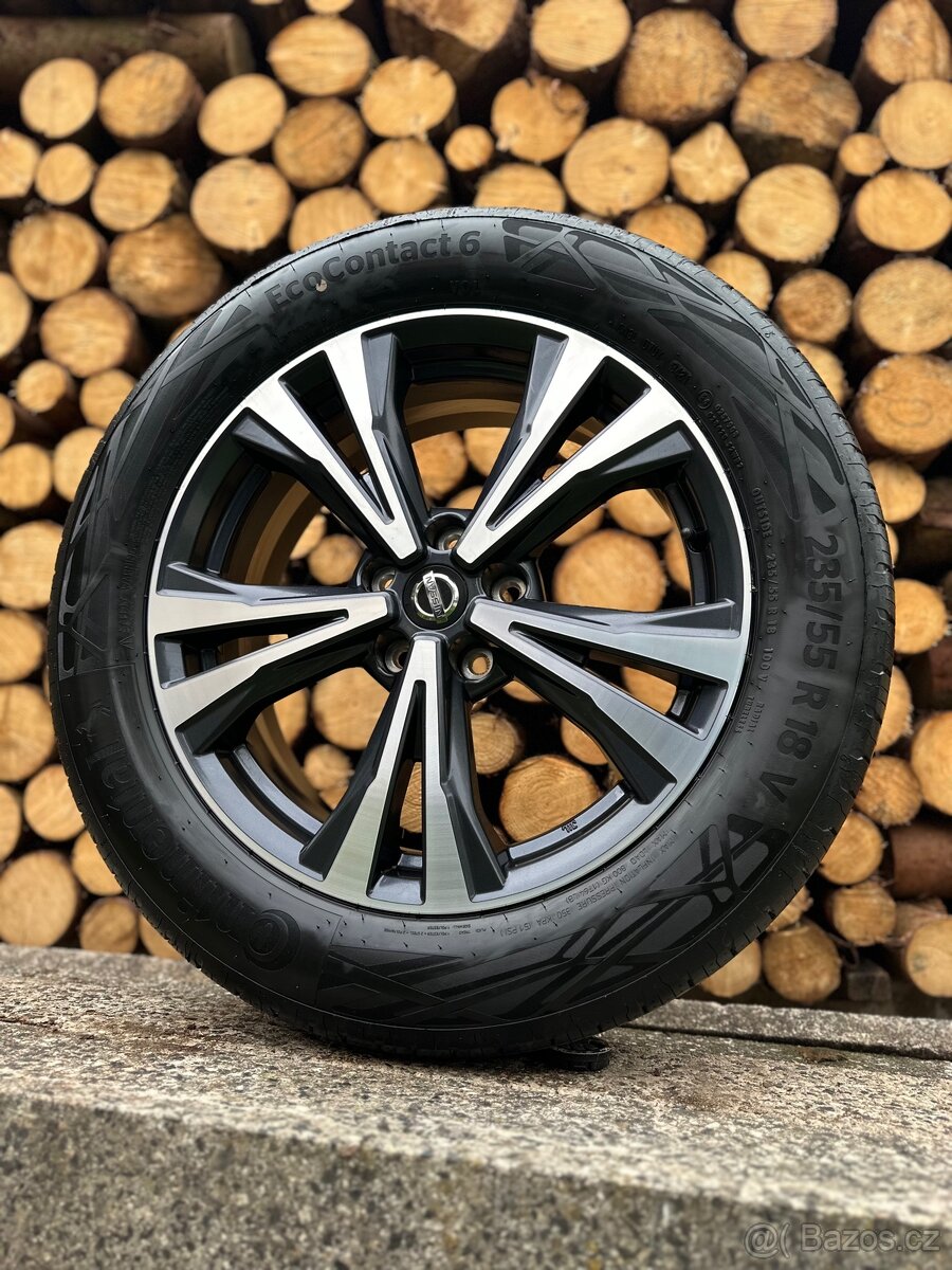 Alu kola 5x114.3 r18 s pneu (niss)
