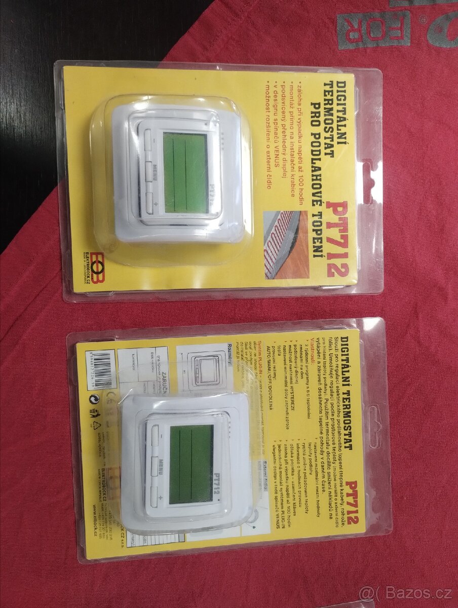 Digitální termostat podlahového topení