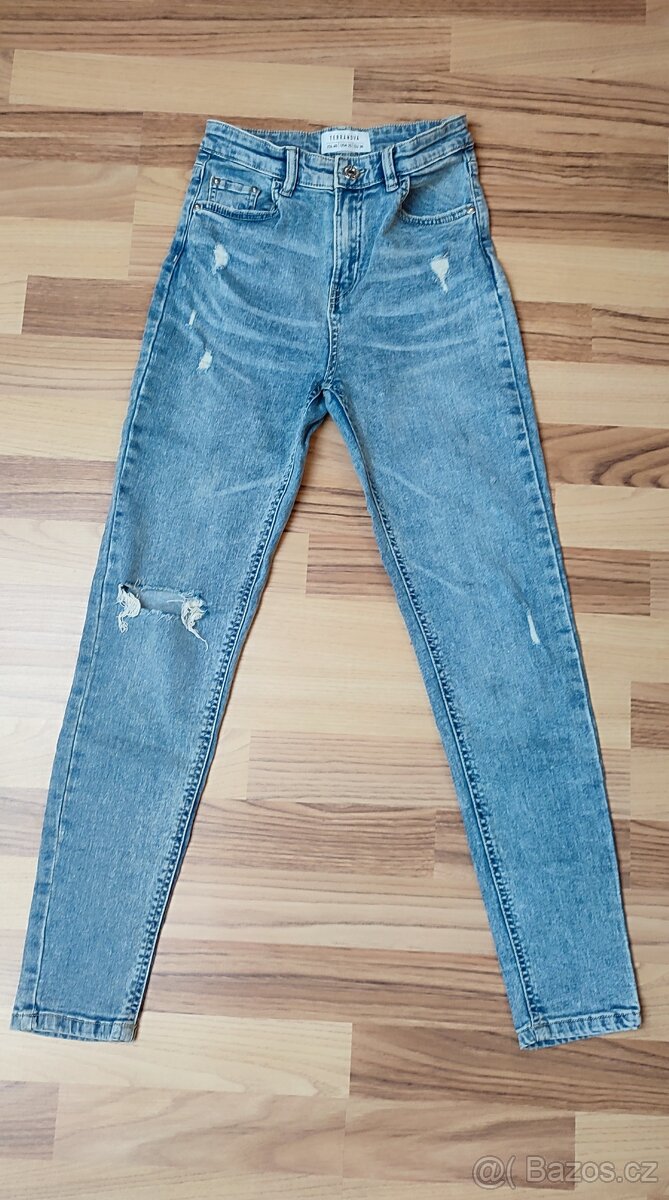 Dívčí světlé jeansy, vel. 36