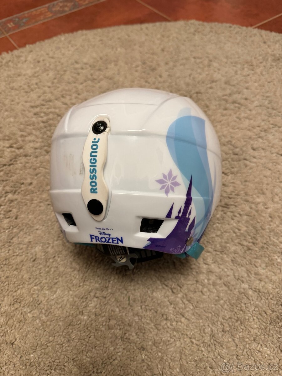 Lyzarska divci helma Rossignol Frozen vcetne bryli a obalu