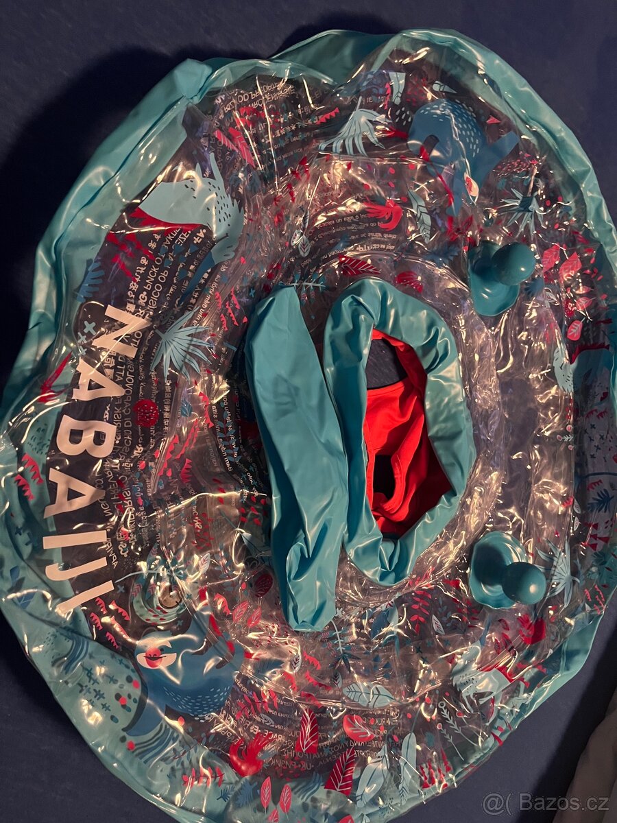 Dětský kruh na plavání se sedátkem a madly 7–15 kg