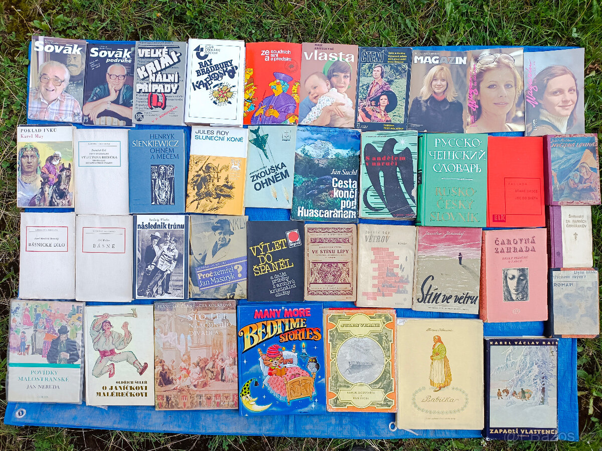 Nabízím staré knihy i novější časopisy návody letáky plakát