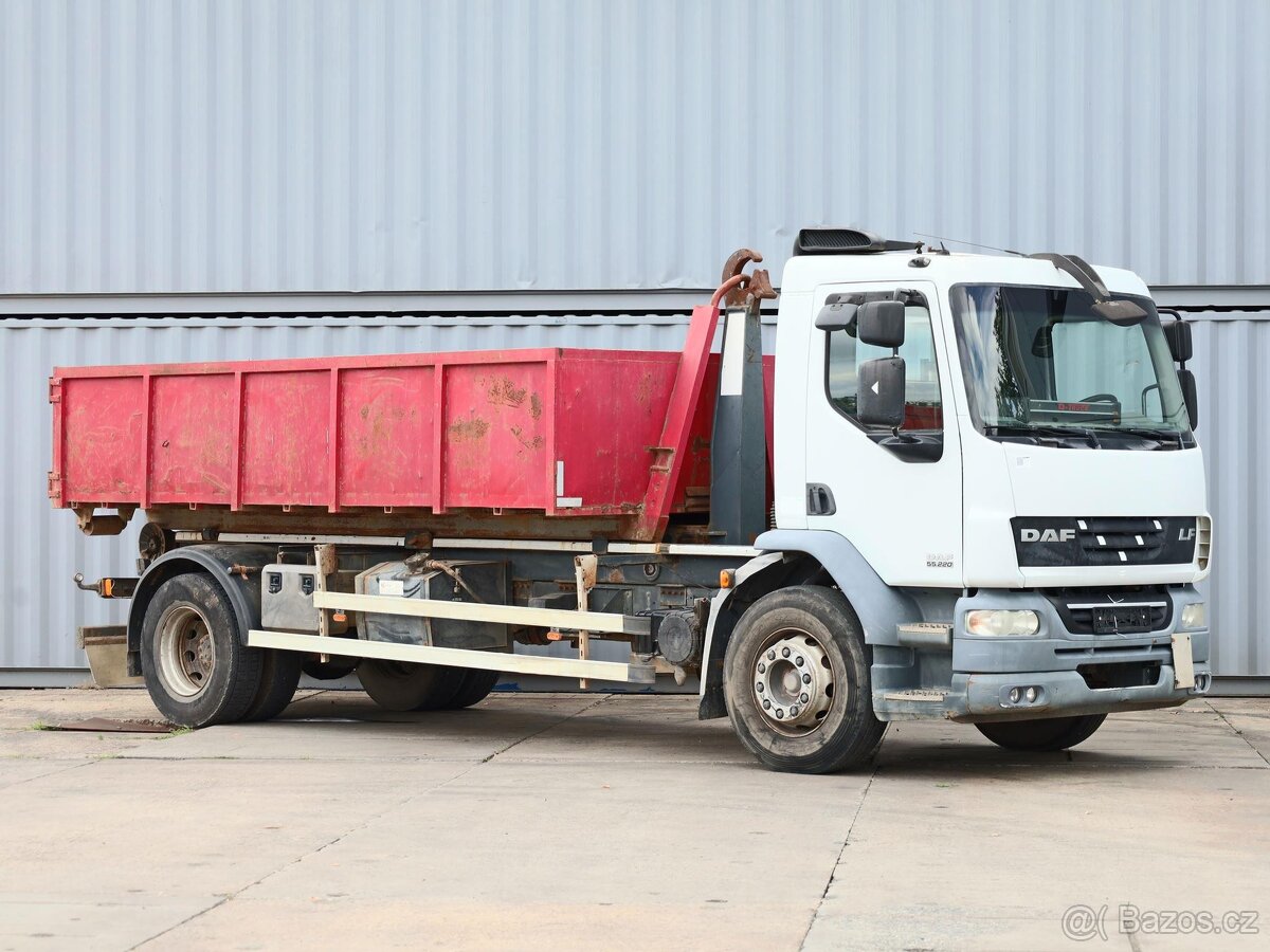 DAF LF 55.220, EURO 5, 19 TUN, NÁSTAVBA CHYVA, TELESKOP S DV