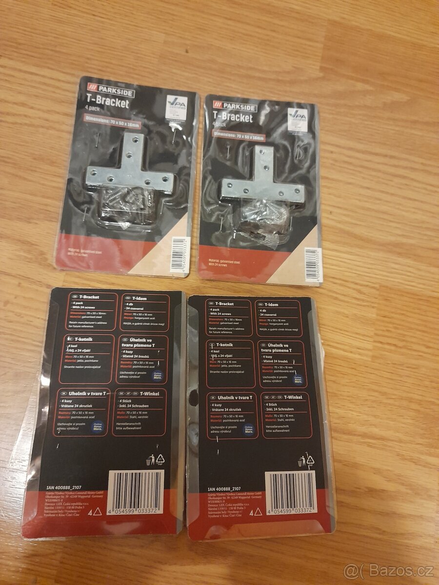 Prodám úhelníky ve tvaru T